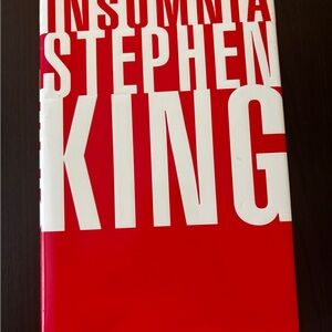 'Insomnia' Red Hardcover Book